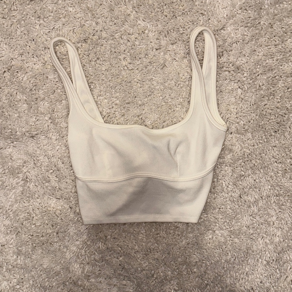 White Princess Polly crop top